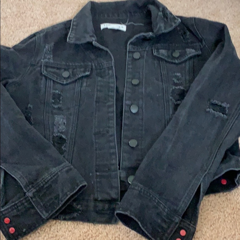 Black Jean Jacket